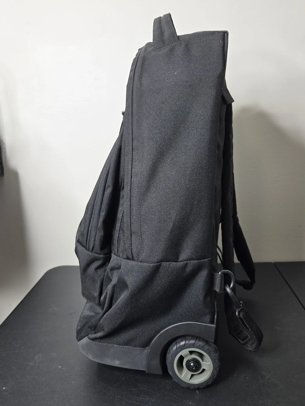 JanSport Driver 8 Black Rolling Backpack Wheeled Travel Bag